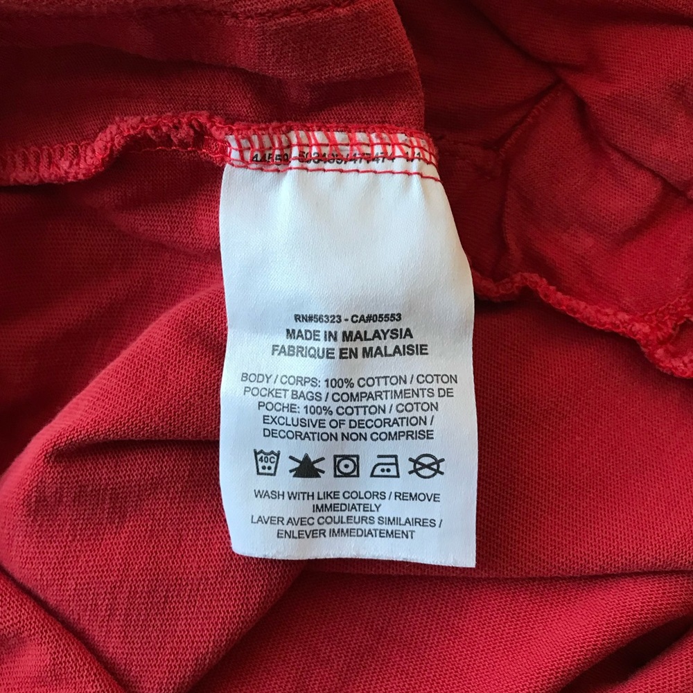 NIKE Men's XL Red Casual Athletic Sports Drawstring Fleece Shorts w/pockets GUC - Picture 13 of 14